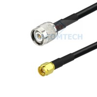 TNC male to SMA male LMR200 Times Microwave Coax Cable RoHS