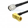 TNC male to SMA male LMR200 Times Microwave Coax Cable RoHS - TNC male to SMA male LMR195 Times Microwave Coax Cable RoHS