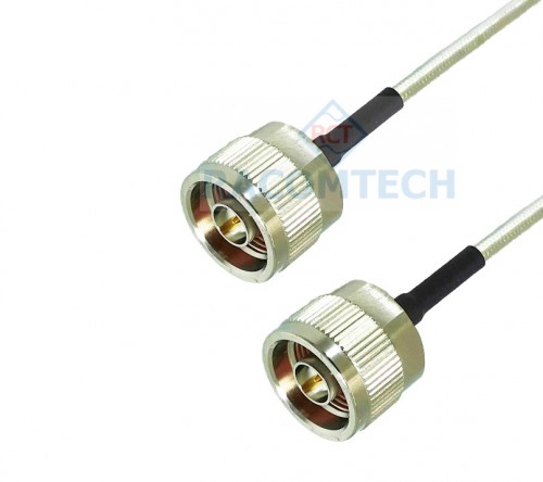 18GHz N male to N male RG402 Semi Flexible Cable 18GHz RG402 semi flexible cable assembly with N male to N male connectors
