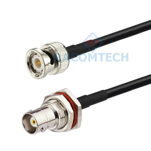 BNC male to BNC female LL195 LMR195 equiv Coax Cable RoHS  Feature:

Impedance: 50 ohm
Low loss:  100 pcs) 
