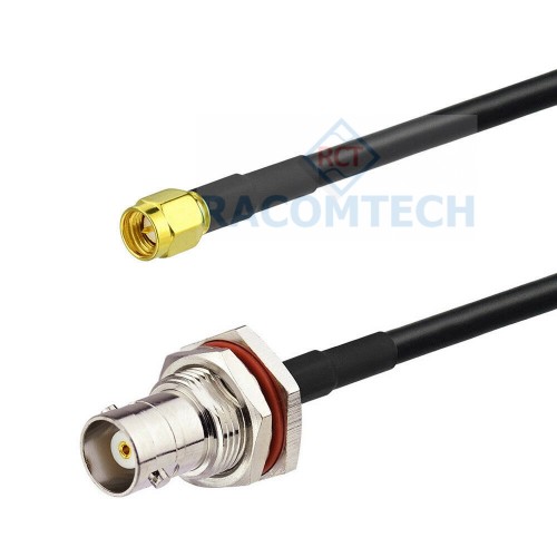  RG223 Cable BNC bulkhead to SMA male mpedance: 50 ohm
Low loss: 