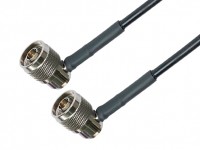 N male RA to N male RA LMR195 Times Microwave Coax Cable 