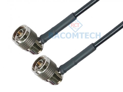 N male RA to N male RA LMR195 Times Microwave Coax Cable  Feature:

Impedance: 50 ohm
Low loss:  100 pcs) 