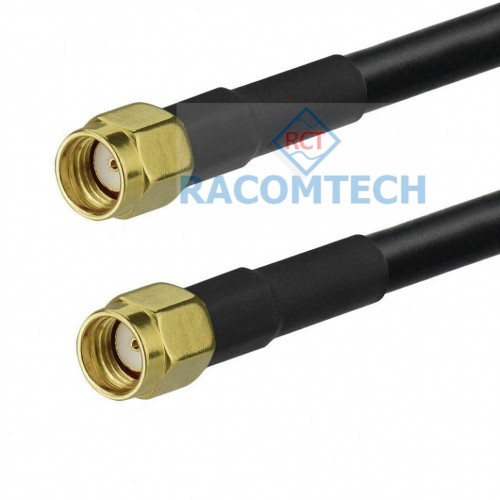 TIMES LMR200 Cable with RP-SMA (M) - RP-SMA(M) TIMES MICROWAVE SYSTEMS LMR200 cable assembled with N type male and SMA male 