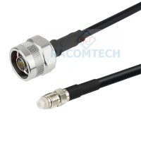 N male to FME female LMR195 Times Microwave Coax Cable RoHS