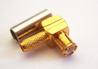MCX Right Angle Plug (male) for RG316 LMR100 cables MCX Right Angle Plug (male) for RG316 LMR100 cables
