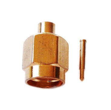 SMA Plug  for Semi-rigid RG405, 0.086&quot; cable solder  SMA Plug for Semi-rigid RG405, 0.086" cable solderEasy installation of cable, insulator has been pressed into housing
