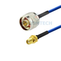 Habia  0.086"  Semi-Flexible Cable Assembly N (male) / SMA (female)