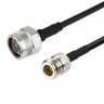 N male to N female LMR240-UF equiv Coax Cable  - N male to N female LMR240-UF equiv Coax Cable 