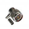  N type Plug Right Angle for  RG142, RG58 LMR195 -  N type Plug Right Angle for  RG142, RG58 LMR195