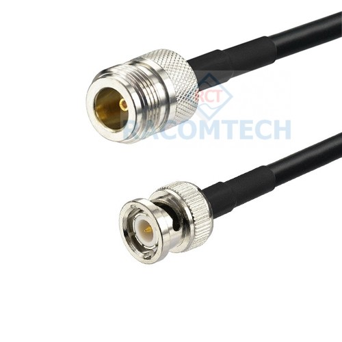 N bulkhead to BNC male LMR195 Times Microwave Coax Cable RoHS Feature:

Impedance: 50 ohm
Low loss:  100 pcs)
