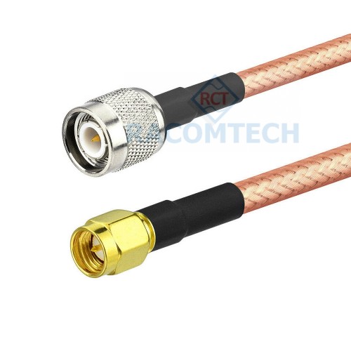  RG400 cable TNC male to SMA male   Feature:

Impedance: 50 ohm
Low loss: 0.84dB/M@2.4GHz
Jumper assemblies in test equipment systems
M17/84-RG400 Mil-C-17 / 84
High temperature application 
