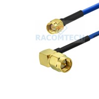 Habia  0.086"  Semi-Flexible Cable Assembly SMA (90angle) Plug / SMA Plug