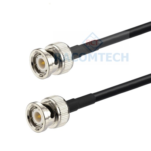 BNC male to BNC male LL195 LMR195 equiv Coax Cable RoHS Feature:

Impedance: 50 ohm
Low loss:  100 pcs)
