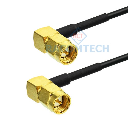 SMA male to SMA male LMR100  Coaxial  Cable  RoHS  Impedance: 50 ohm,
Low loss: 