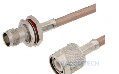  RG400 M17/128 Cable TNC male to TNC (BH ) female   Feature:

Impedance: 50 ohm
Low loss: 0.84dB/M@2.4GHz
Jumper assemblies in test equipment systems
M17/128-RG400 Mil-C-17 /128
High temperature application 
