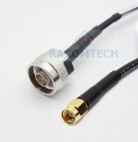 N male to SMA male LL240 LMR240 equiv Coaxial Cable