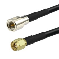 FME male to SMA male LL195 LMR195 equiv Coax Cable RoHS